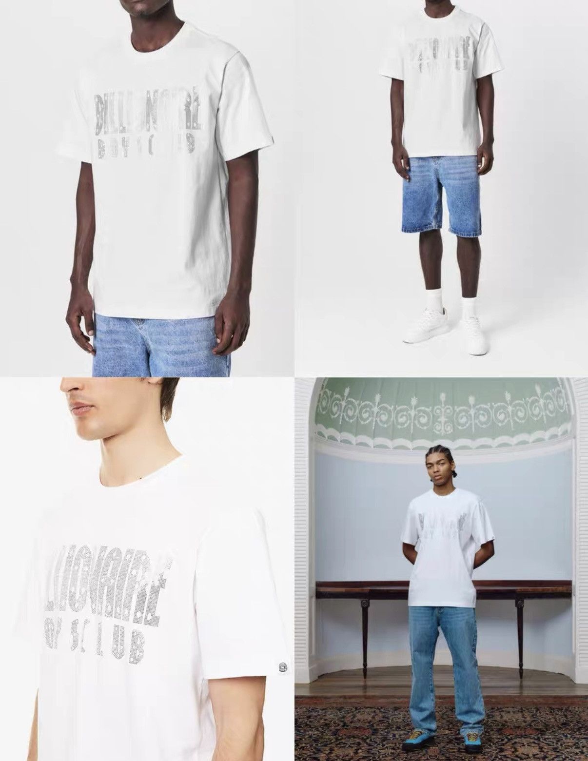 Billionaire Boys Club Rhinestone Short Sleeve T-Shirt Billionaire Boys Club Size US XS / EU 42 / 0 - 8 Thumbnail