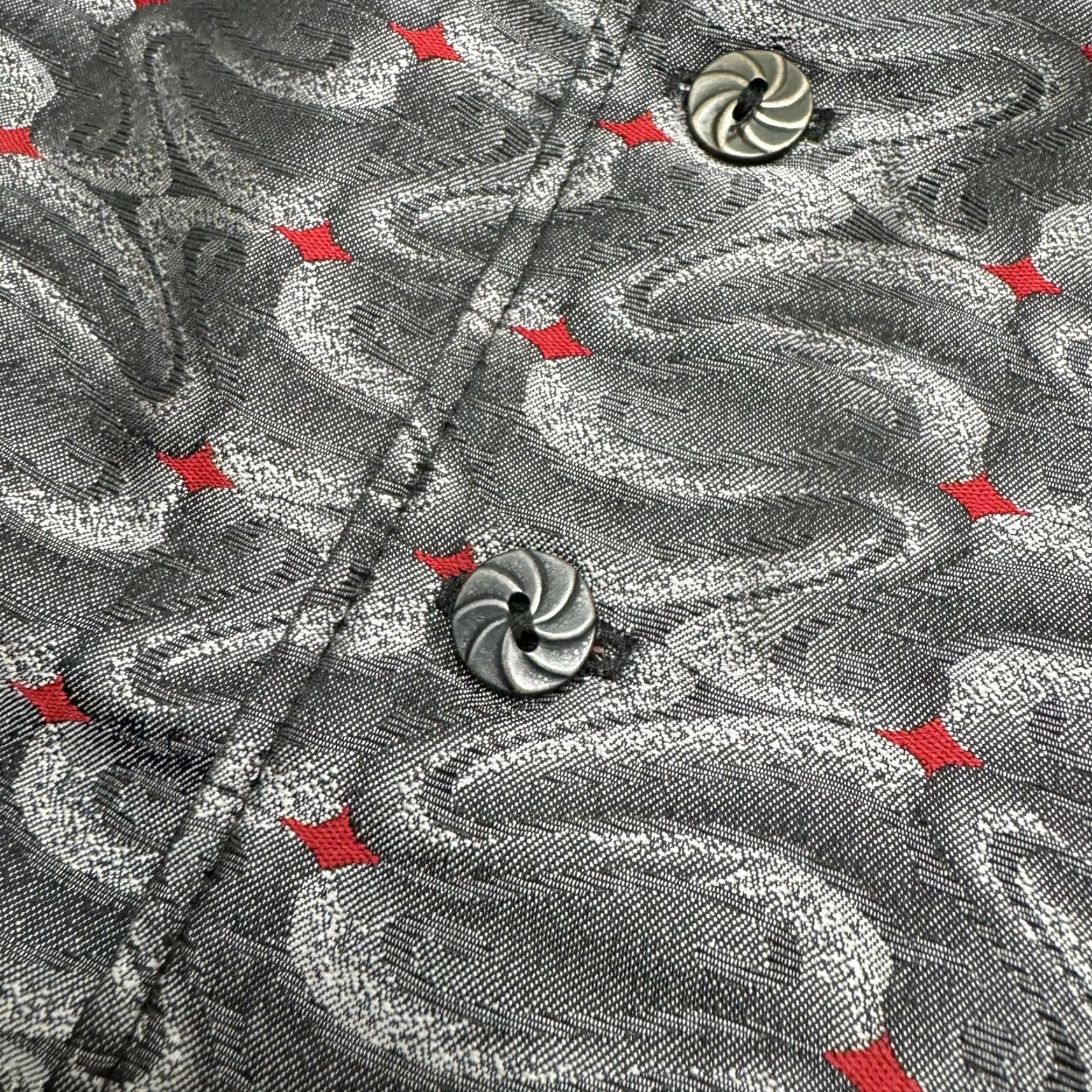 Vintage VINTAGE Wah Maker Frontier Clothing Western Vest Mens M Geometric Gray USA vest Mens M Wahmaker Western Vest Grey Geometric Vintage USA Size US M / EU 48-50 / 2 - 2 Thumbnail