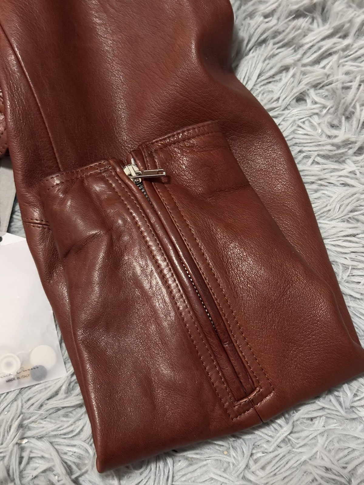 Rick Owens Rick Owens 24ss leather jacket Size US M / EU 48-50 / 2 - 3 Thumbnail