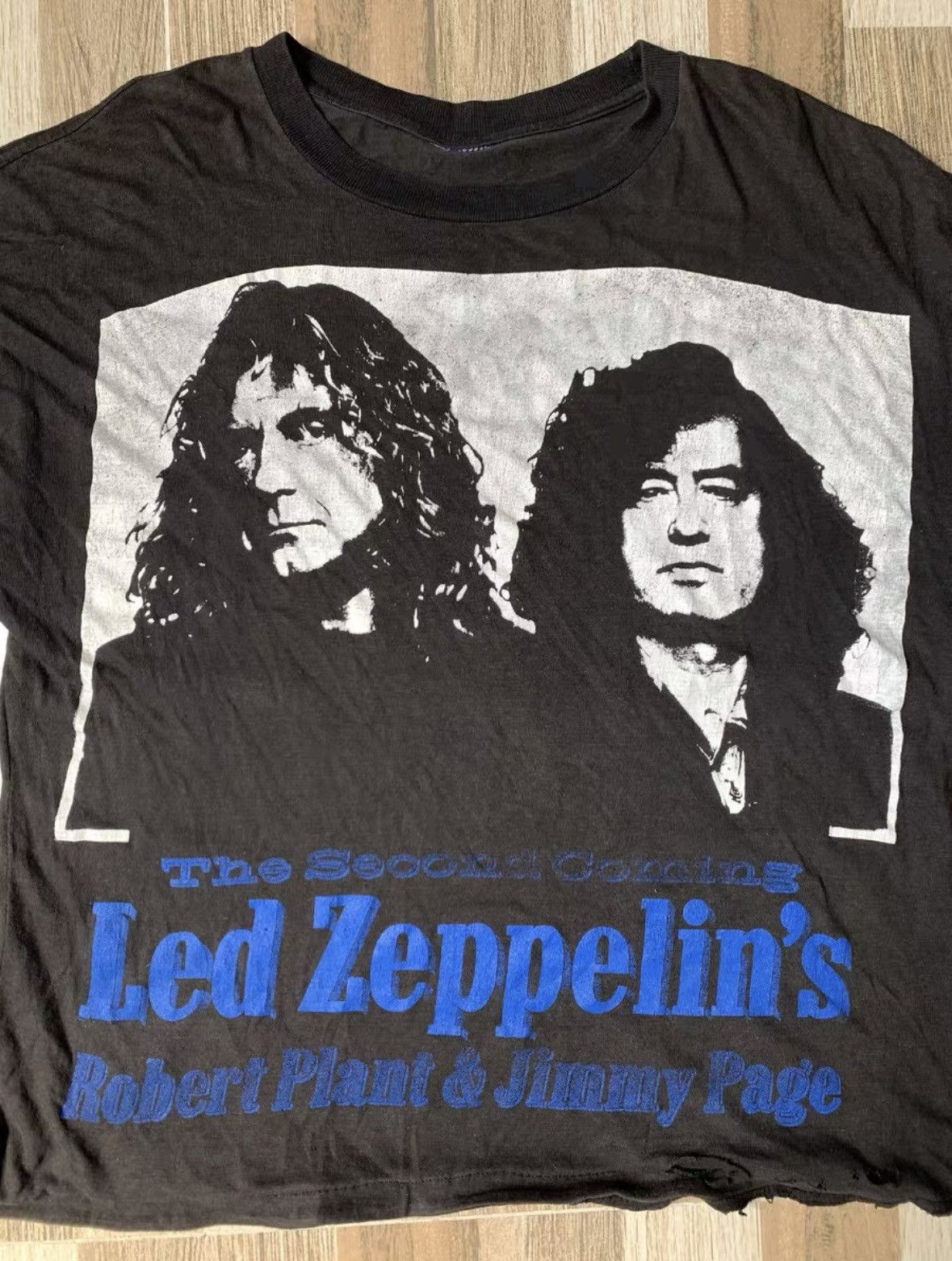 Vintage Vintage tee led zeppelin 90s Size US L / EU 52-54 / 3 - 2 Thumbnail