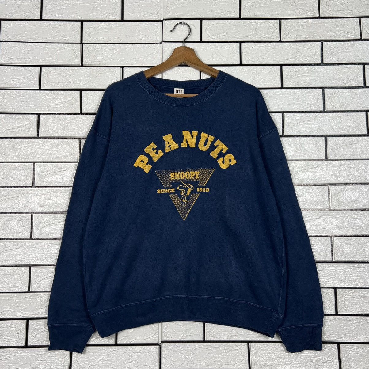 Peanuts PEANUTS SNOOPY Big Logo Crewneck Sweatshirt #4252-C193 Size US M / EU 48-50 / 2 - 1 Thumbnail
