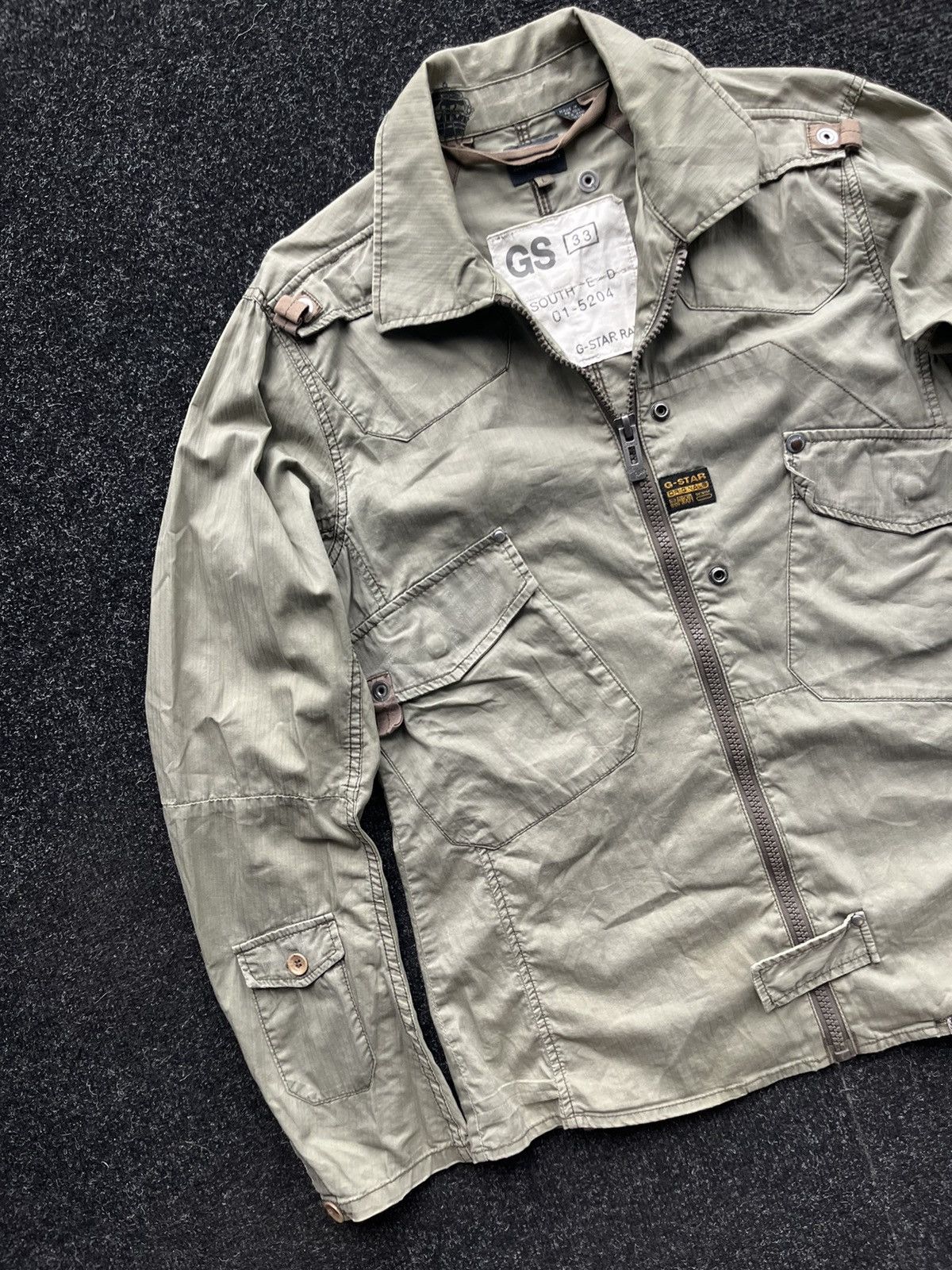 G-Star × Japanese Brand × Vintage Vintage G-Star Multi pocket Military Japan Archiv Y2k jacket Size US L / EU 52-54 / 3 - 5 Thumbnail