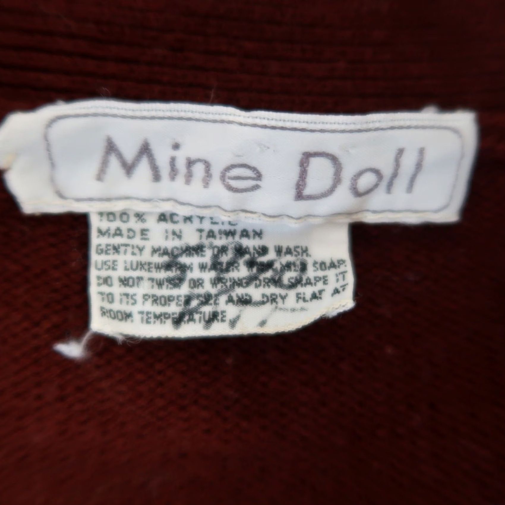 Vintage VINTAGE Mine Doll Cardigan Striped Rugby S Womens Brown Tan Long Sleeve V-Neck Sweater Clearance Size S / US 4 / IT 40 - 6 Thumbnail