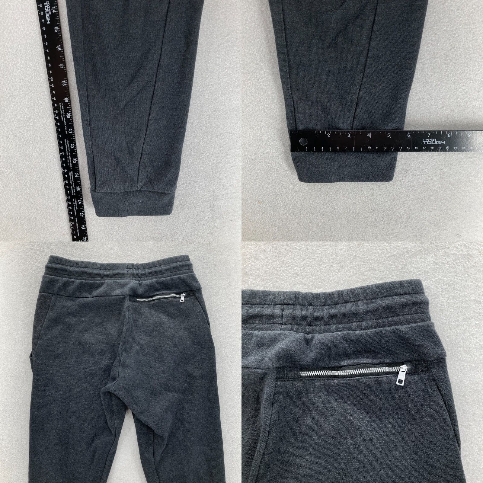 Nike Nike Optic Jogger Pants Mens Medium Dark Gray Fleece Tapered Drawstring Logo Gym Size US 31 - 8 Thumbnail