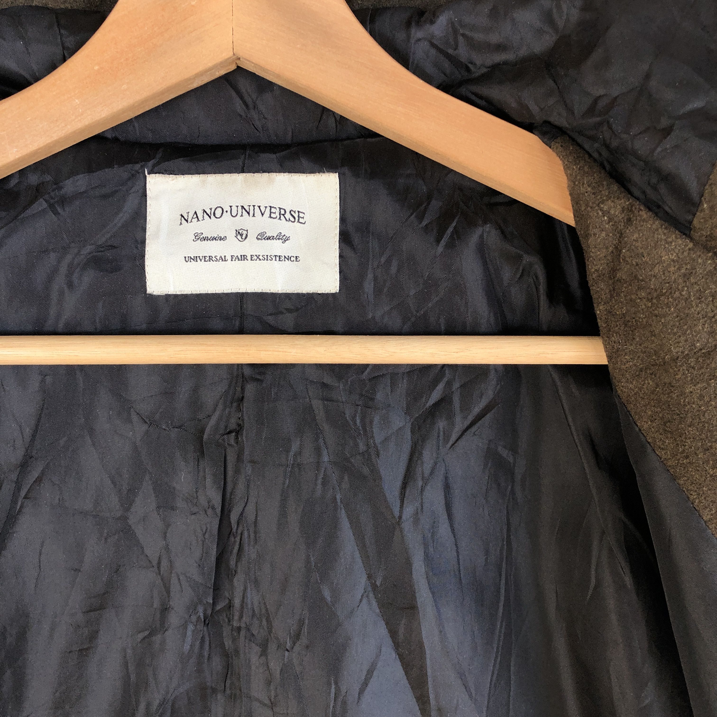 Japanese Brand × Vintage Nano Universe Hoodie Jacket Japanese Hooded Parka Jacket Size S / US 4 / IT 40 - 7 Thumbnail