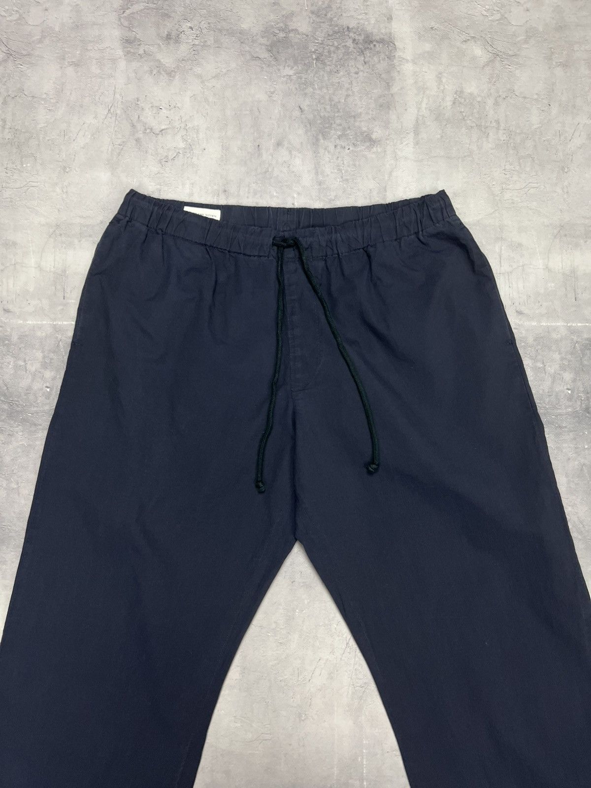Dries Van Noten Dries Van Noten Navy Blue Mens Chino Baggy Pants Size 50 Size US 30 / EU 46 - 5 Thumbnail