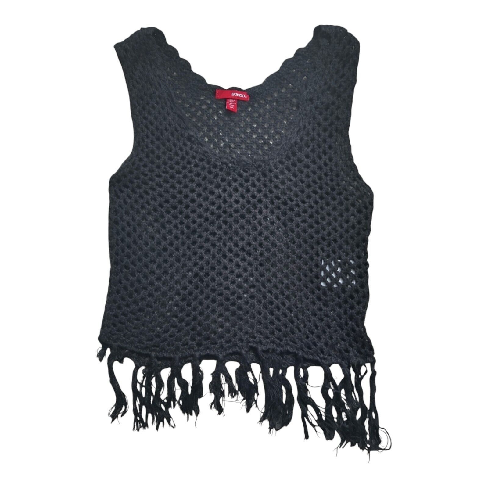 Other Women's Bongo See Through Tank Top, Black, Small Size S / US 4 / IT 40 - 1 Preview