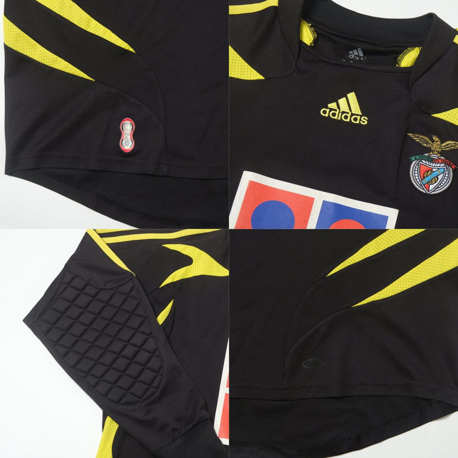 Adidas 2007/08 Benfica Goalkeeper Shirt (L/XL) Size US L / EU 52-54 / 3 - 6 Thumbnail