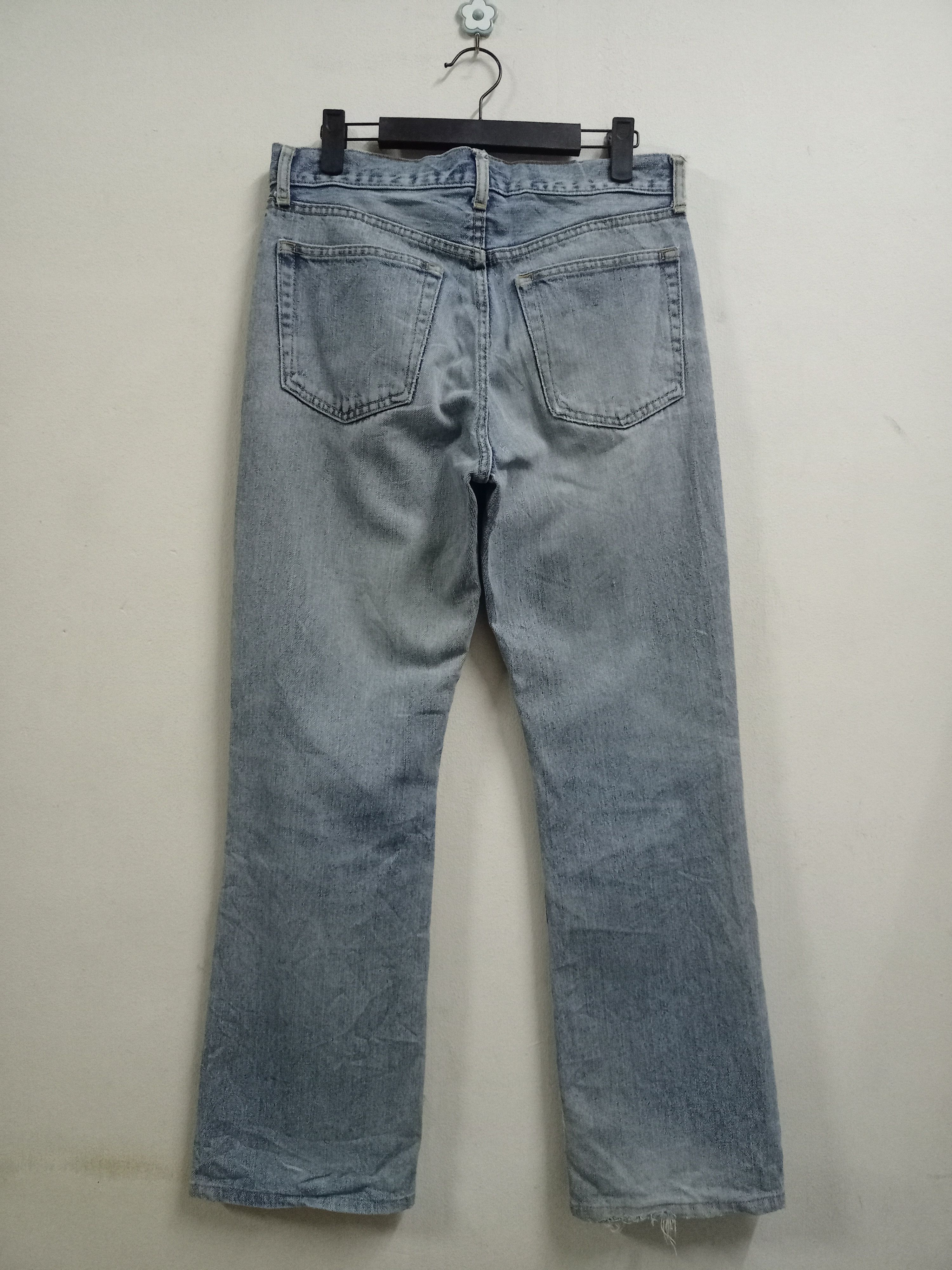 Japanese Brand × Uniqlo Vintage Japanese Uniqlo Blue Wash Bootcut Jeans Size US 30 / EU 46 - 4 Thumbnail