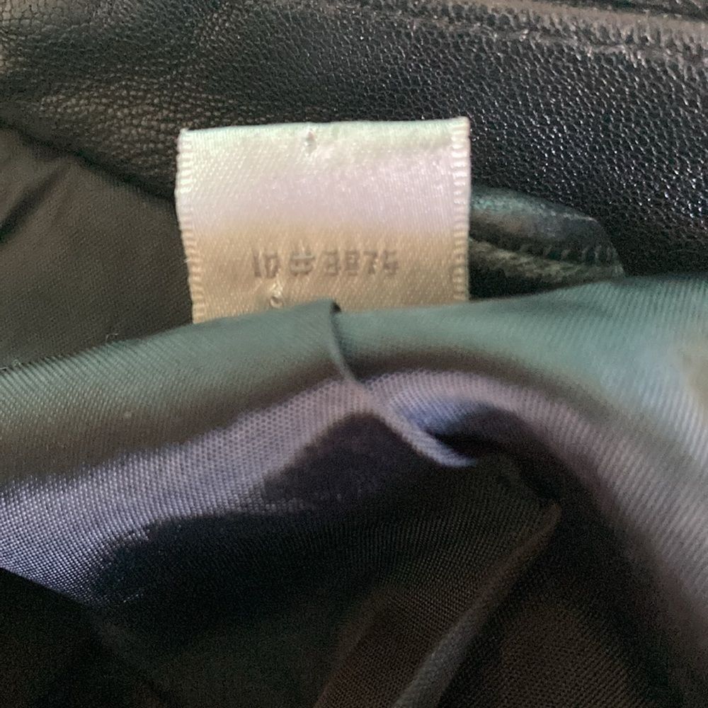 Vintage Petite Sophisticate Black Leather Blazer Jacket Size SP Butt Size S / US 4 / IT 40 - 5 Thumbnail