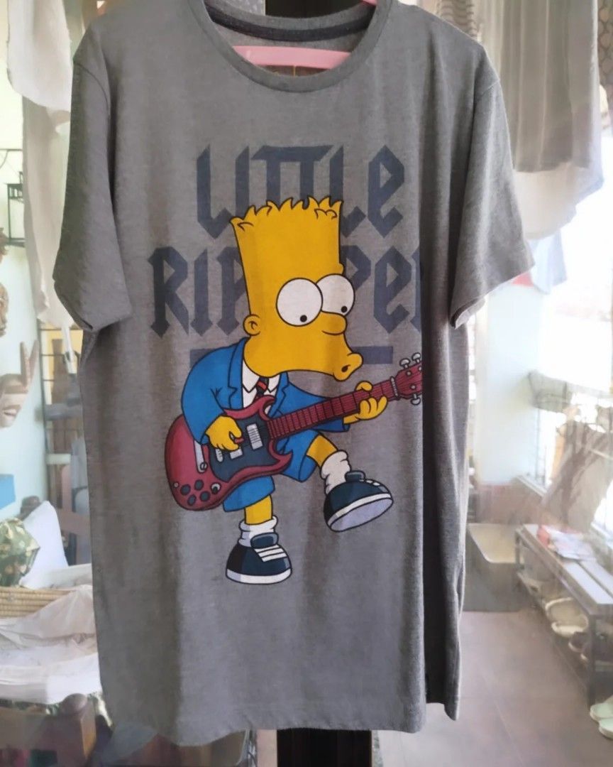 Pull & Bear × The Simpsons × Vintage Vintage The Simpsons Animated T-Shirt,Classic Graphic Tee Size US XL / EU 56 / 4 - 15 Thumbnail