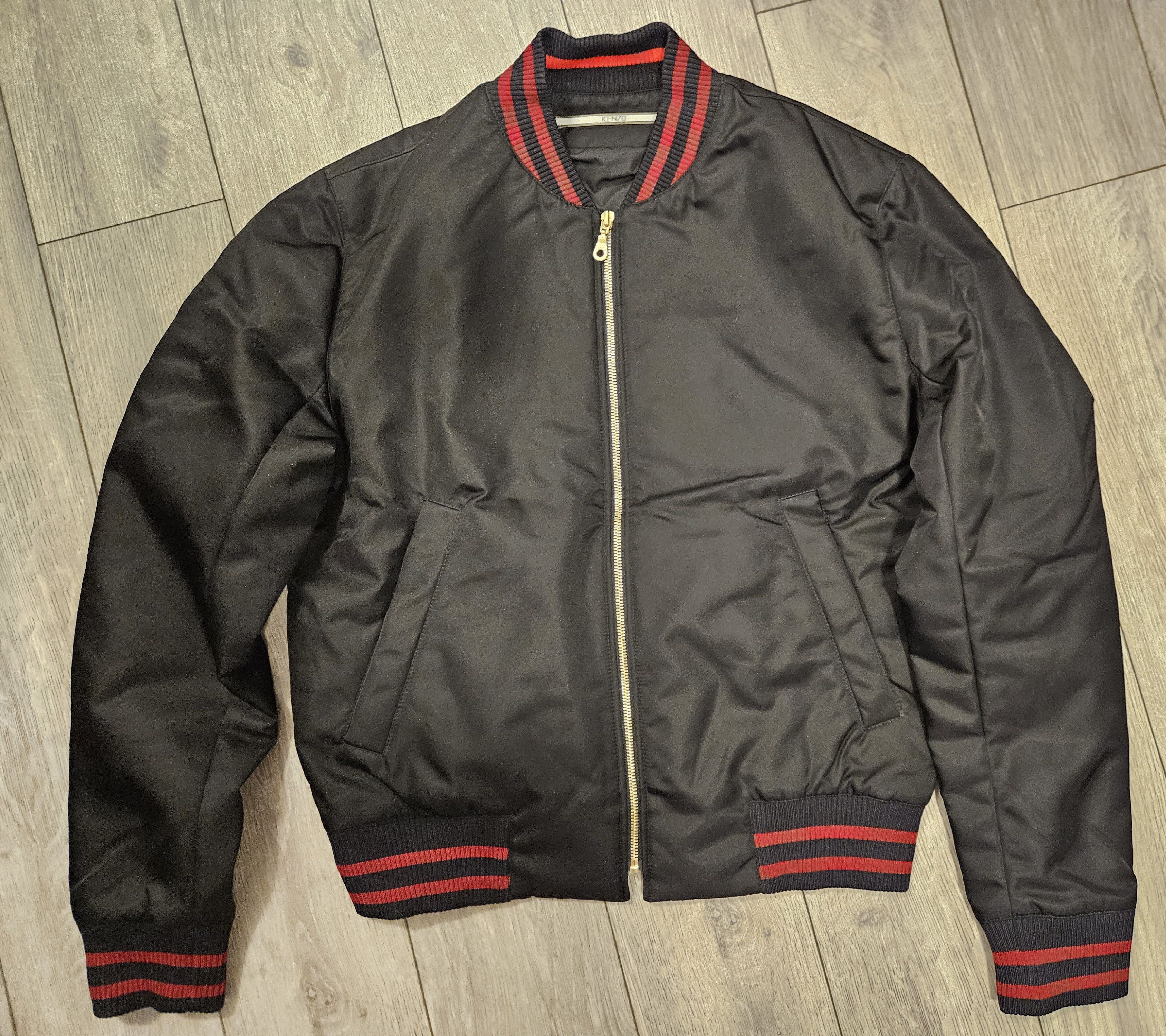 image of Kenzo Bomber Jacket - Cny 2018 Limited Edition in Black, Men's (Size Small)
