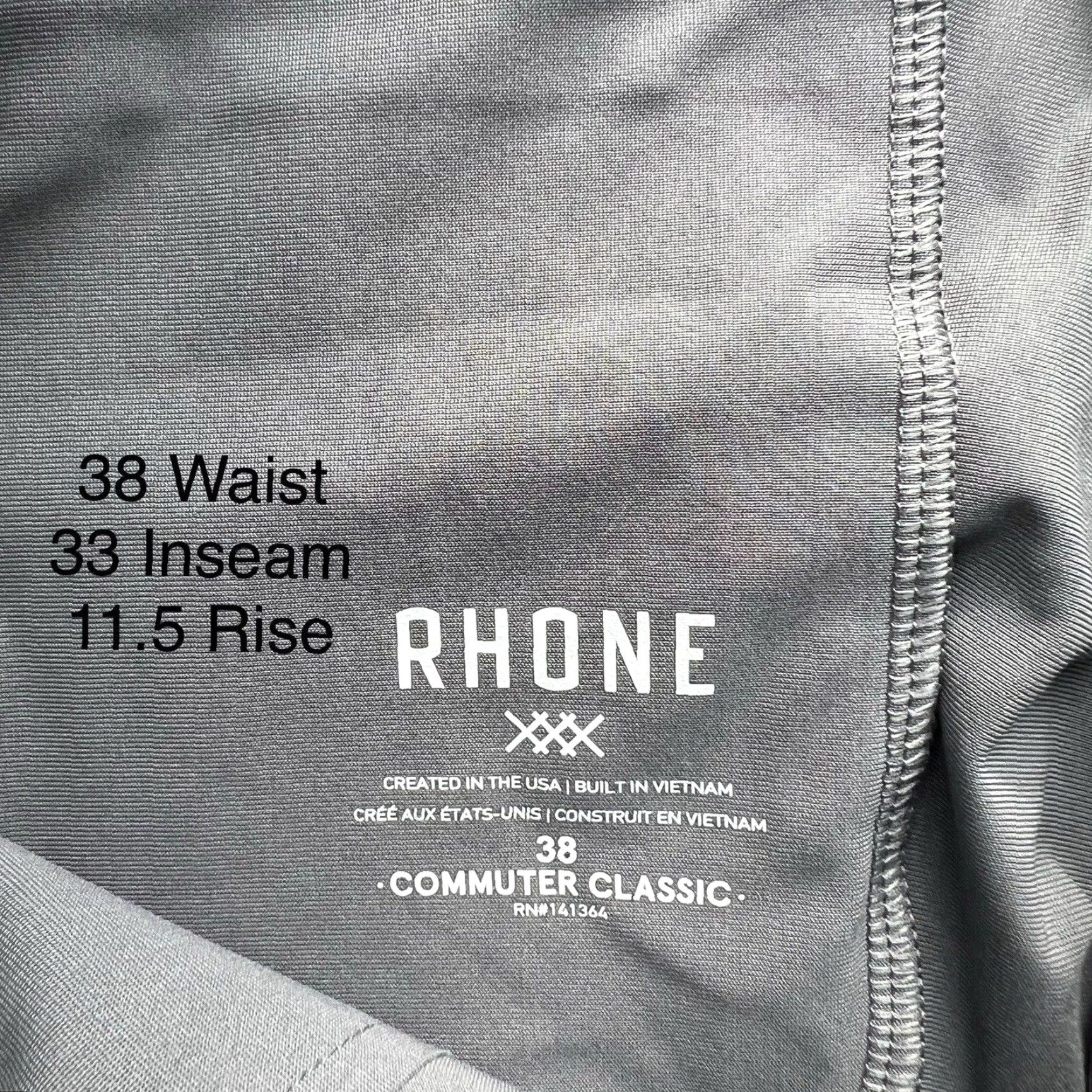 Rhone Rhone Commuter Pants 38 Gray Athletic Khakis Pants Men 38 Inseam 33 Breathable Lightweight Athleisure Casual Workwear Size US 38 / EU 54 - 6 Thumbnail