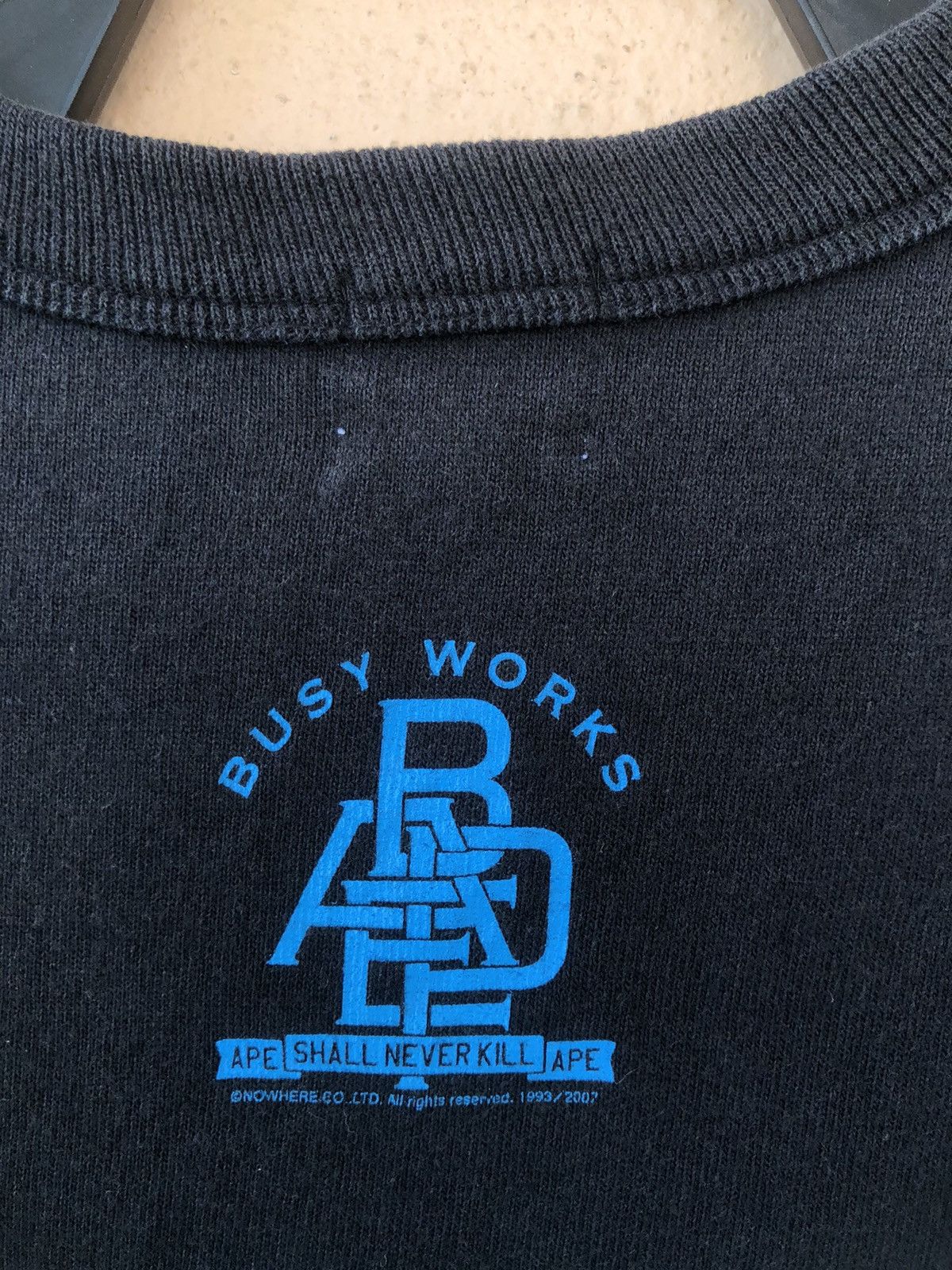 Bape × Vintage BUSY WORKS BAPE TEE Size US M / EU 48-50 / 2 - 6 Thumbnail