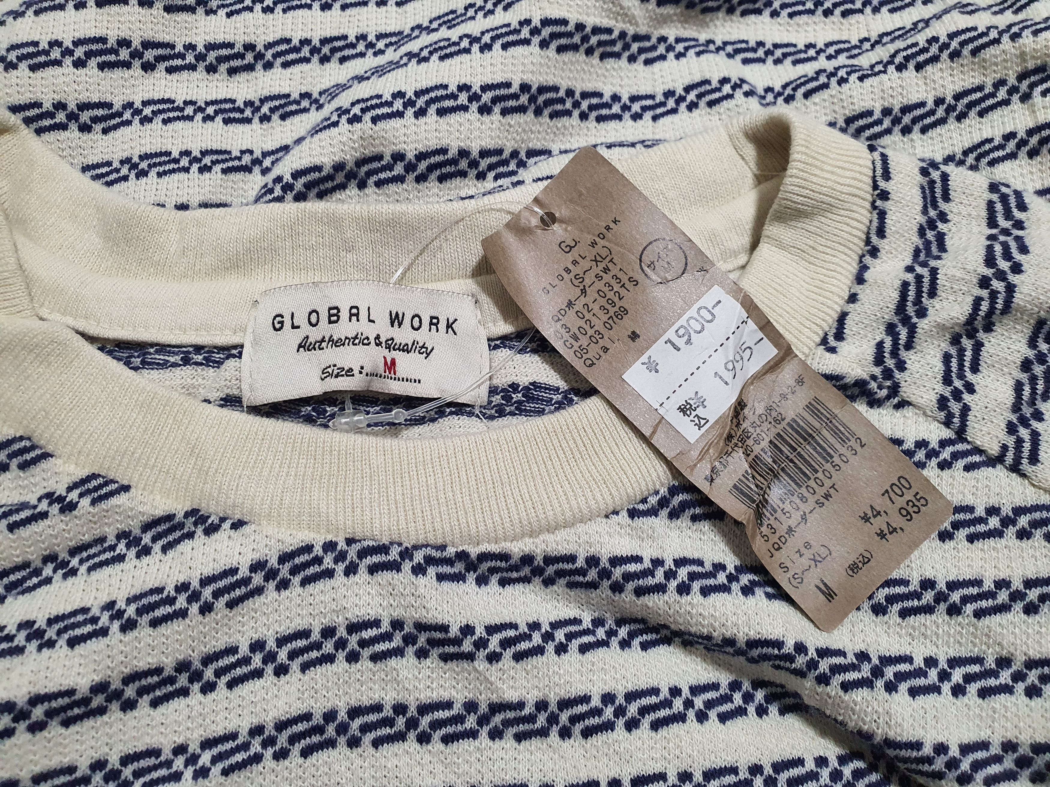 Global Work × Japanese Brand GLOBAL WORK 19.5/25 WITH TAG LONG SLEEVE SHIRT Size M / US 6-8 / IT 42-44 - 1 Thumbnail