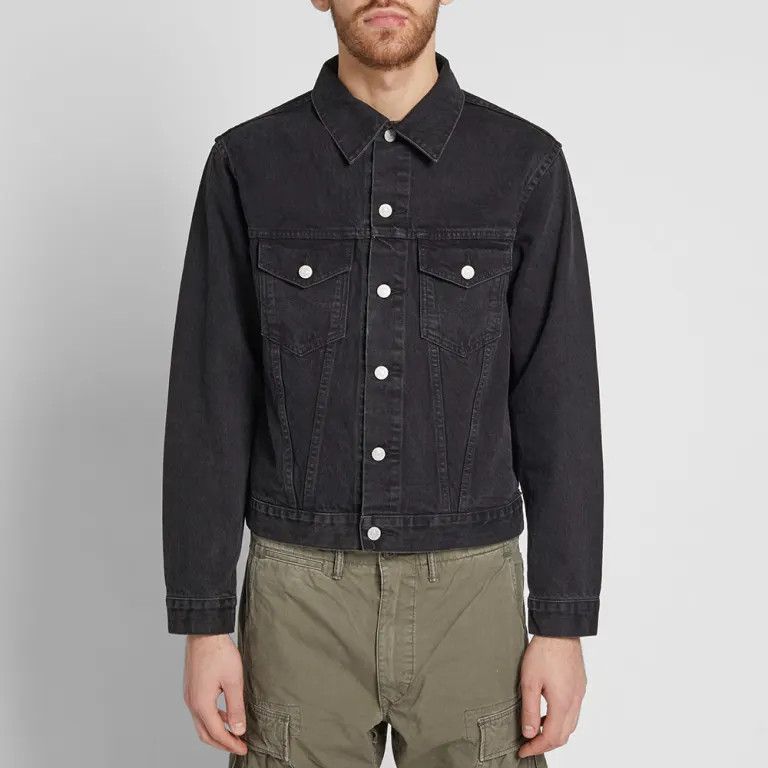 RRL Ralph Lauren o1tko10825 Denim Jacket in Black Size US XS / EU 42 / 0 - 5 Thumbnail