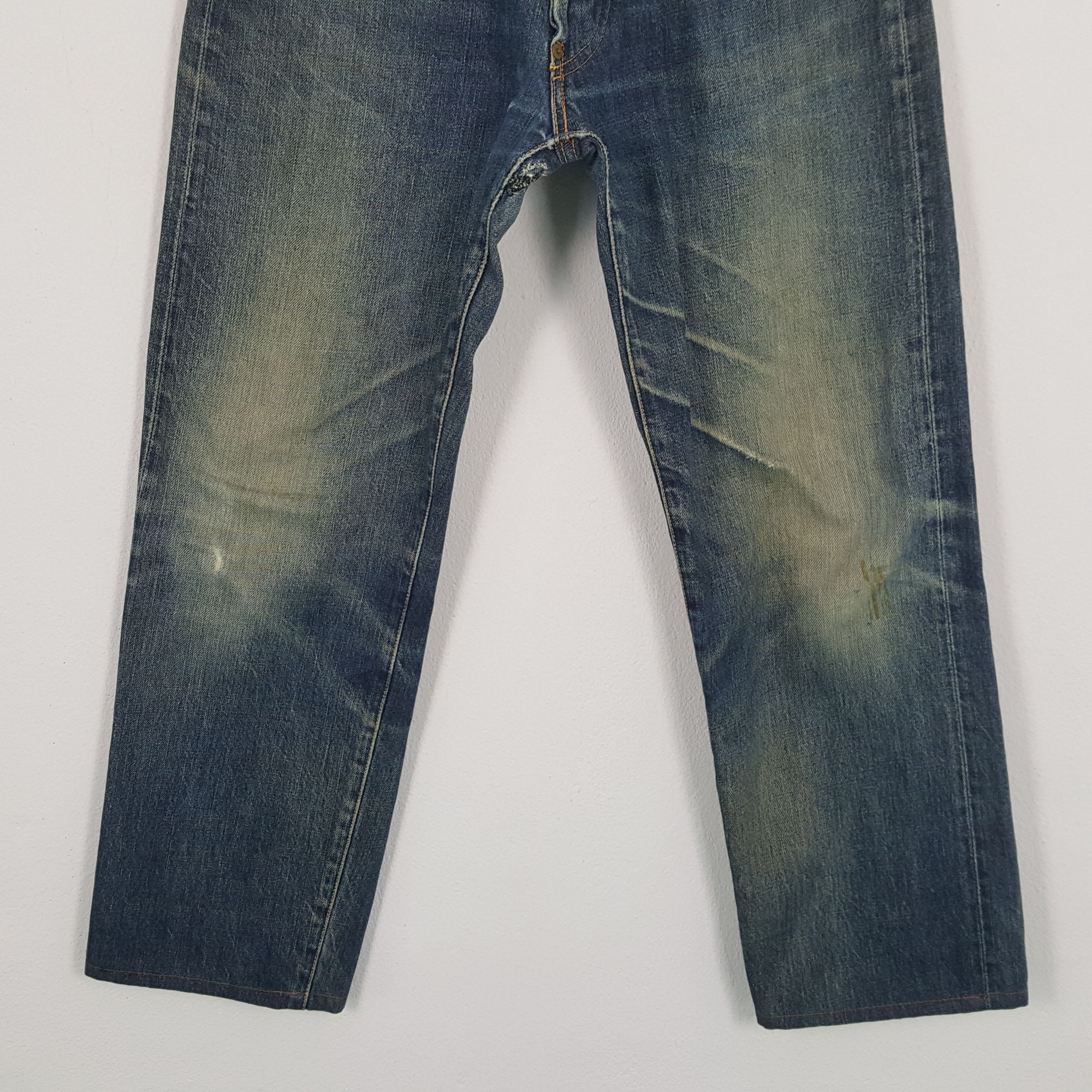 Evisu × Japanese Brand × Vintage Vintage EVIS Japanese Brand Daicock Custom Distressed Jeans Size US 28 / EU 44 - 6 Thumbnail