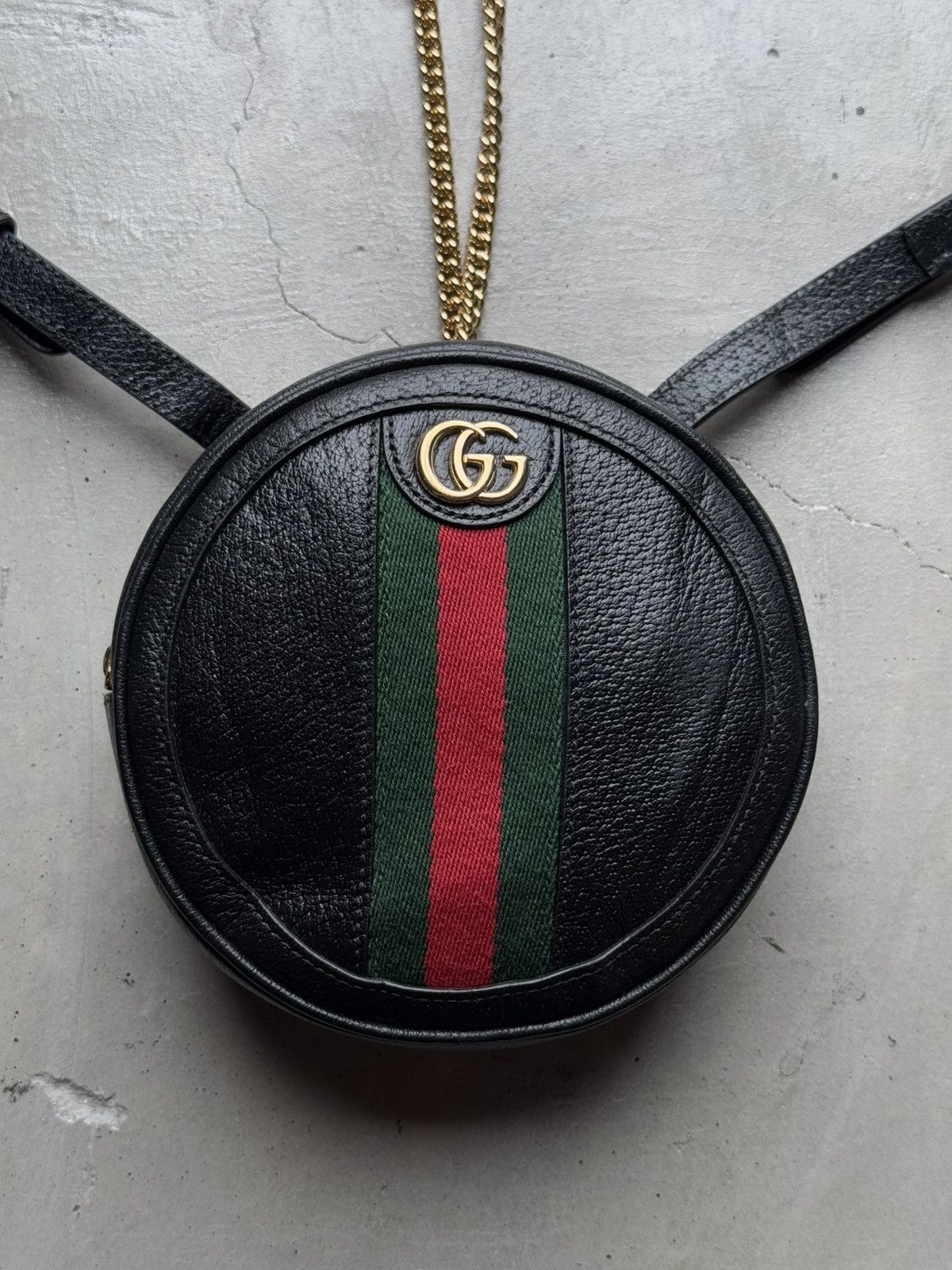 Gucci Gucci Black Ophidia Mini Backpack Size ONE SIZE - 5 Thumbnail