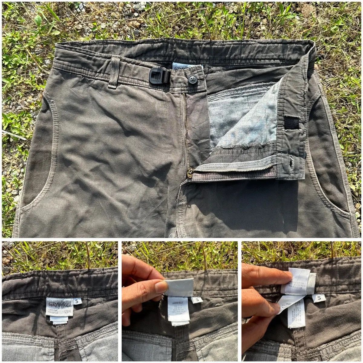 Gramicci Vintage GRAMICCI Trousers Faded Hiking Belt Outdoor Pants Size US 30 / EU 46 - 17 Thumbnail