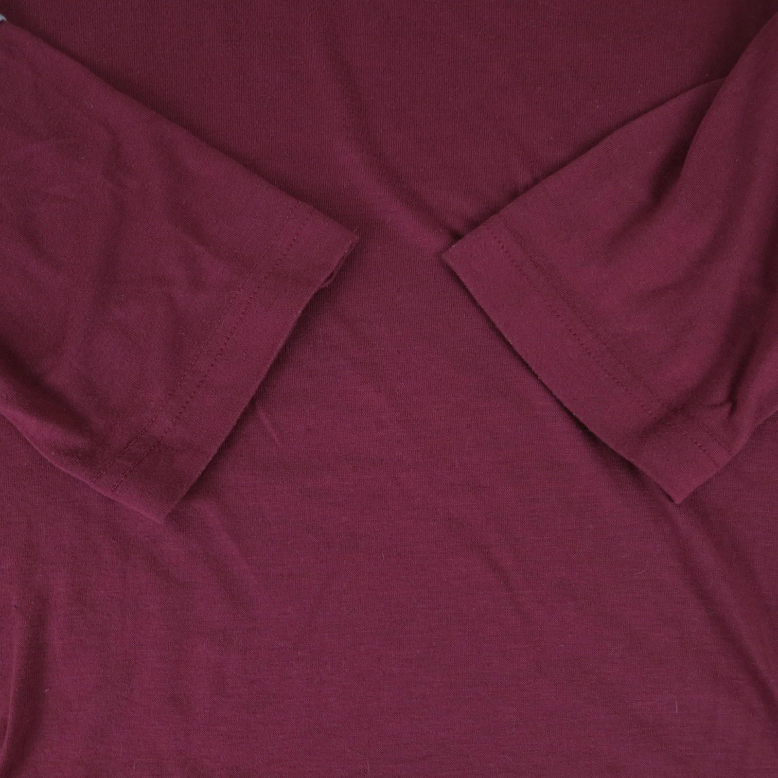Adidas Women's Medium adidas Burgundy and Gray Tunic Shirt Size M / US 6-8 / IT 42-44 - 3 Thumbnail
