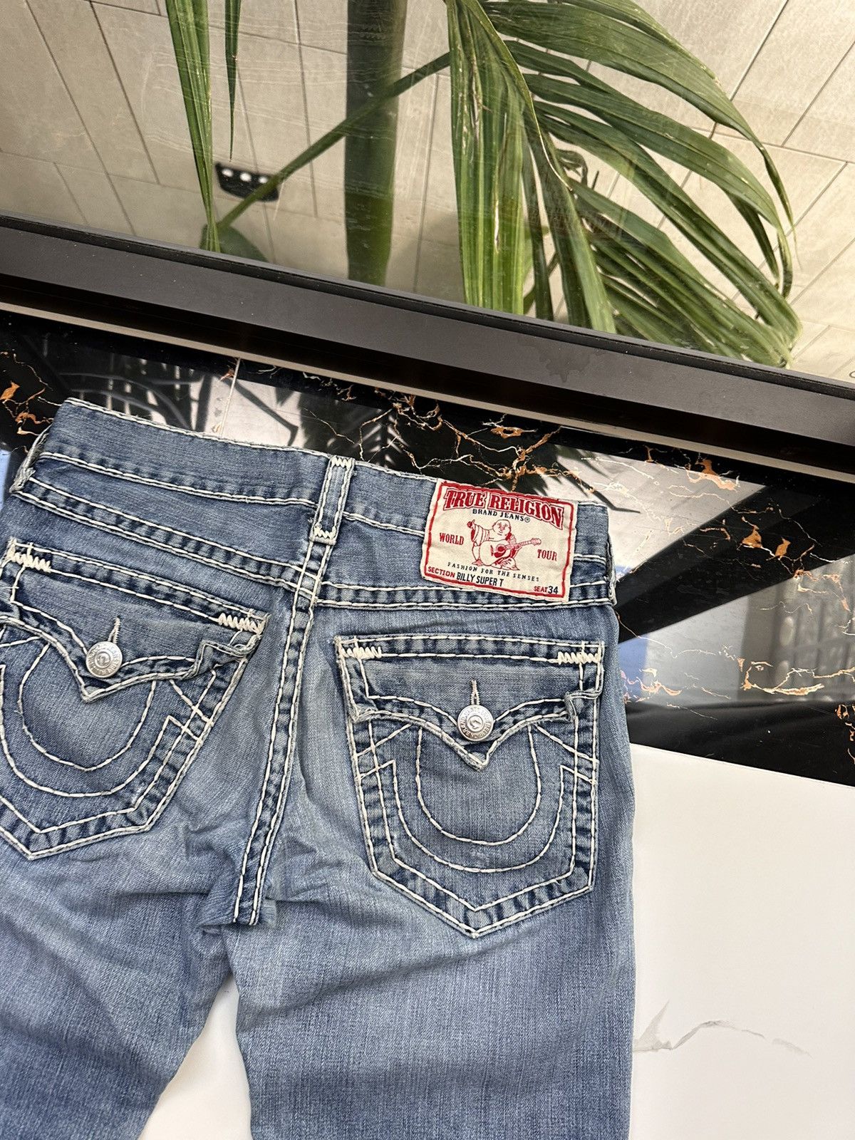 True Religion × Vintage TRUE RELIGION VINTAGE RETRO JAPAN JEANS Size US 31 - 6 Thumbnail