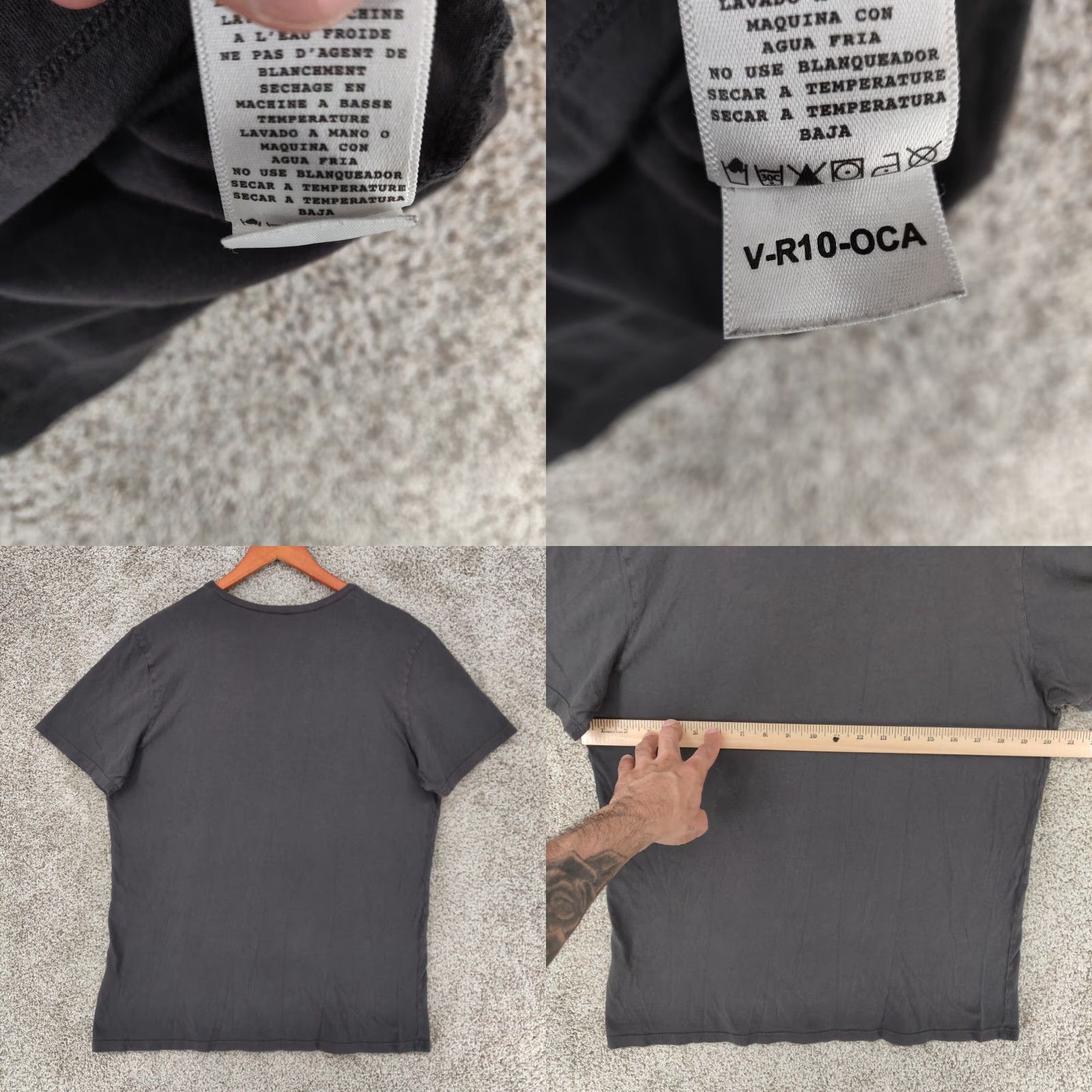Outerknown VINTAGE Outerknown Shirt Mens Medium Pullover Tee Charcoal Black Crew Neck Cotton Knit Logo All Seasons Lightweight Pockets Mens Size US M / EU 48-50 / 2 - 8 Thumbnail