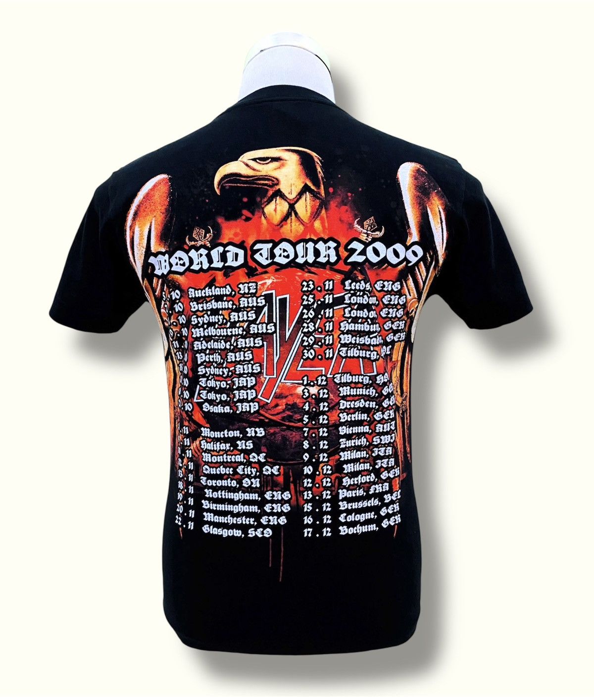Band Tees Slayer 2009 World Tour Tee Size US S / EU 44-46 / 1 - 2 Thumbnail