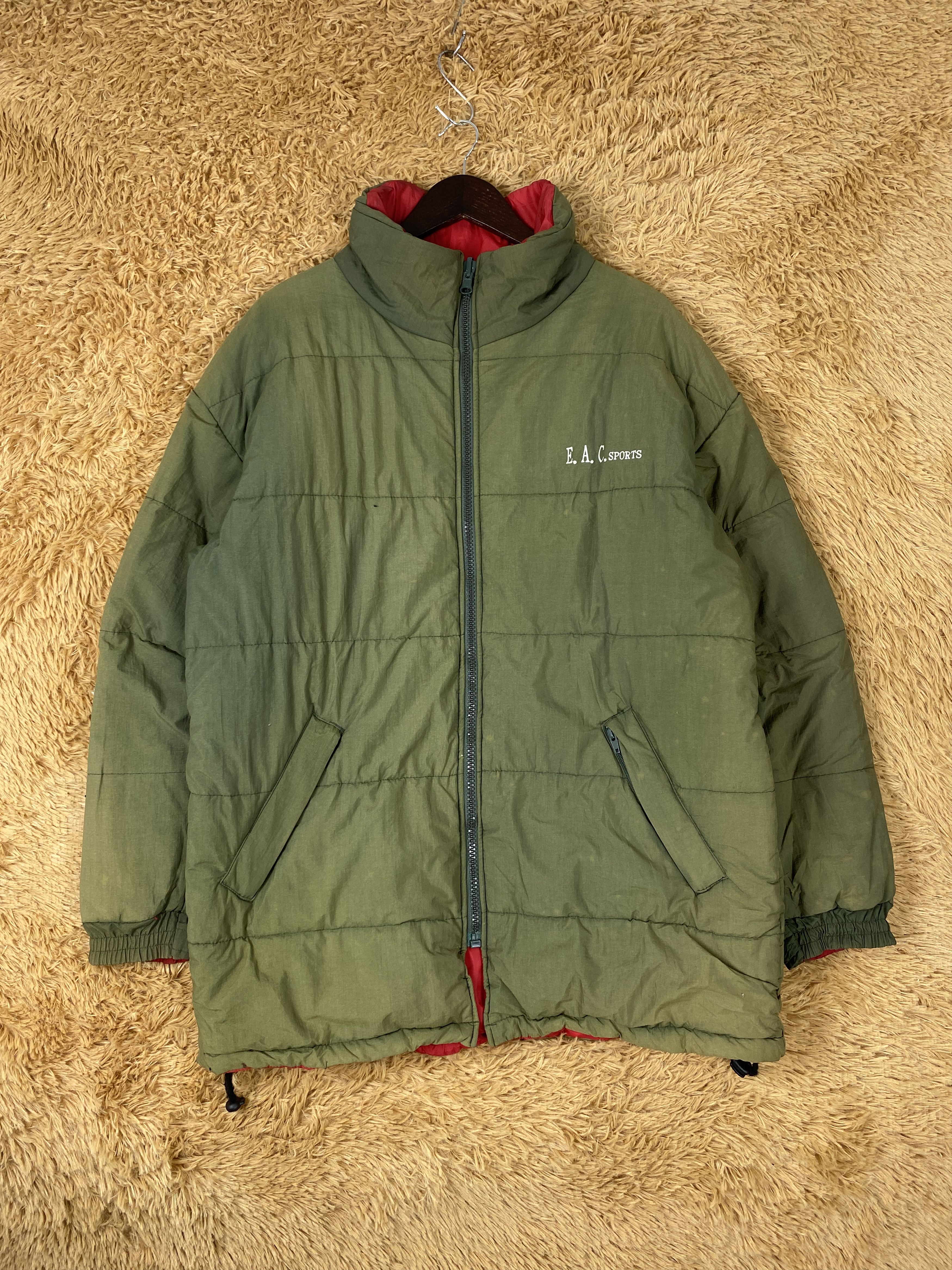 Japanese Brand Vintage E.A.C Sport Reversible Puffer Jacket J2027 Size US M / EU 48-50 / 2 - 1 Thumbnail