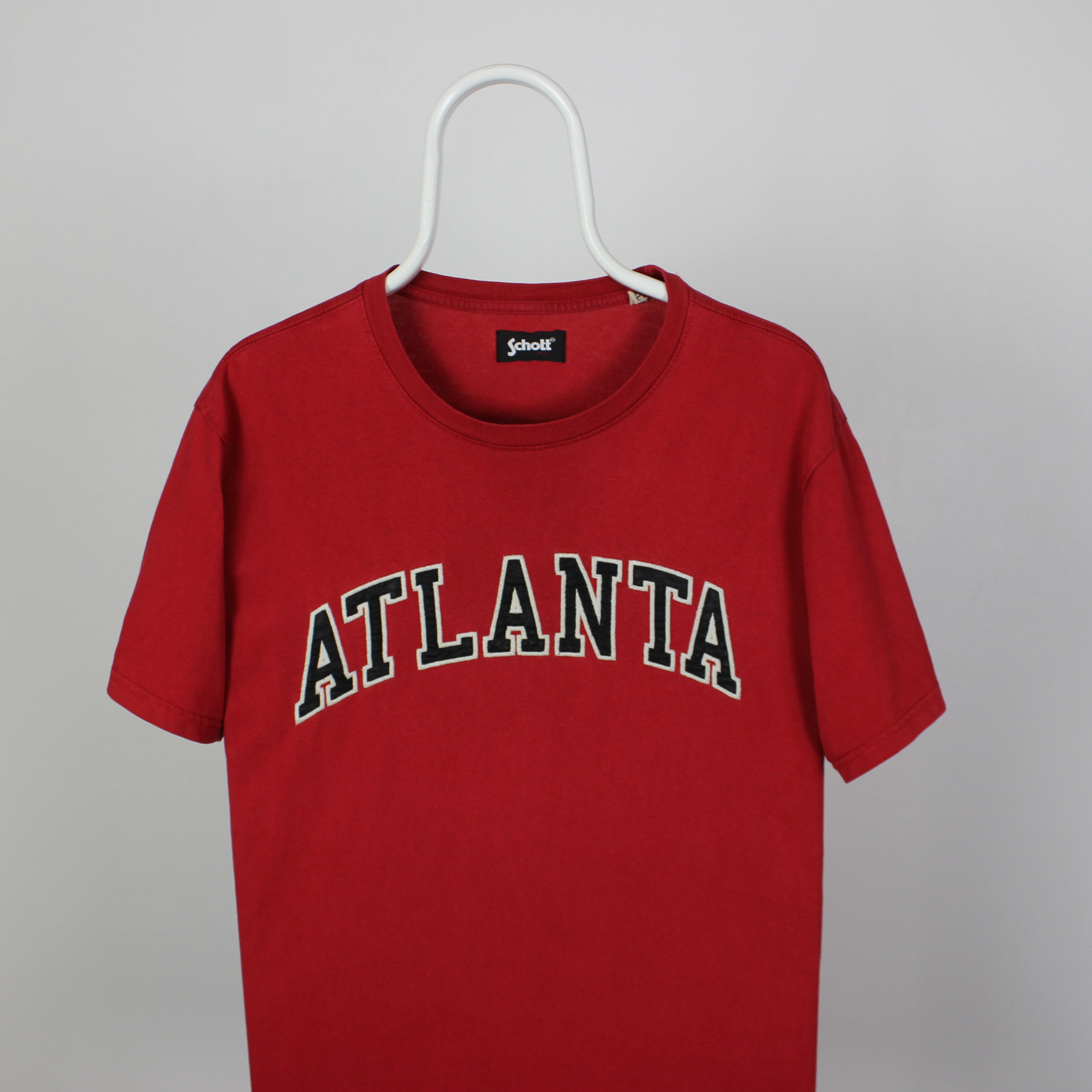 Schott Schott t shirt tee men cotton Atlanta red Size US XL / EU 56 / 4 - 3 Thumbnail
