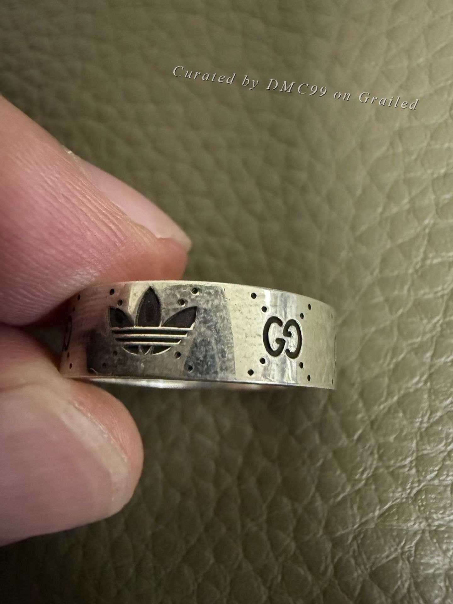 Gucci Gucci x Adidas Collaboration Ring Size ONE SIZE - 1 Thumbnail
