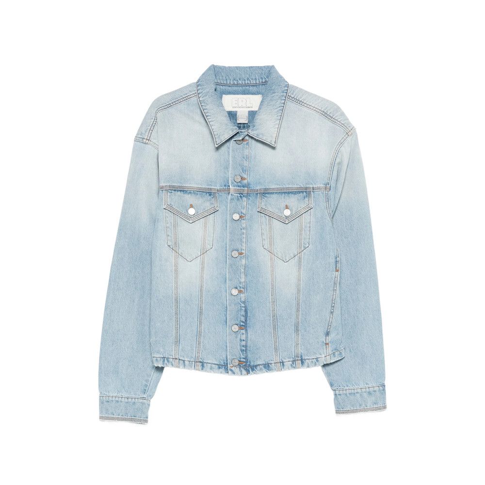 ERL Erl BLUE Jackets - Denim Jackets Size US L / EU 52-54 / 3 - 1 Thumbnail