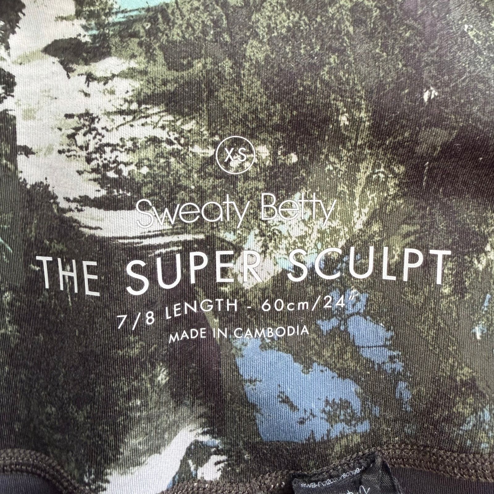 Sweaty Betty Sweaty Betty The Super Sculpt Outdoor Scenic 7/8 Leggings XS Size 26" / US 2 / IT 38 - 3 Thumbnail