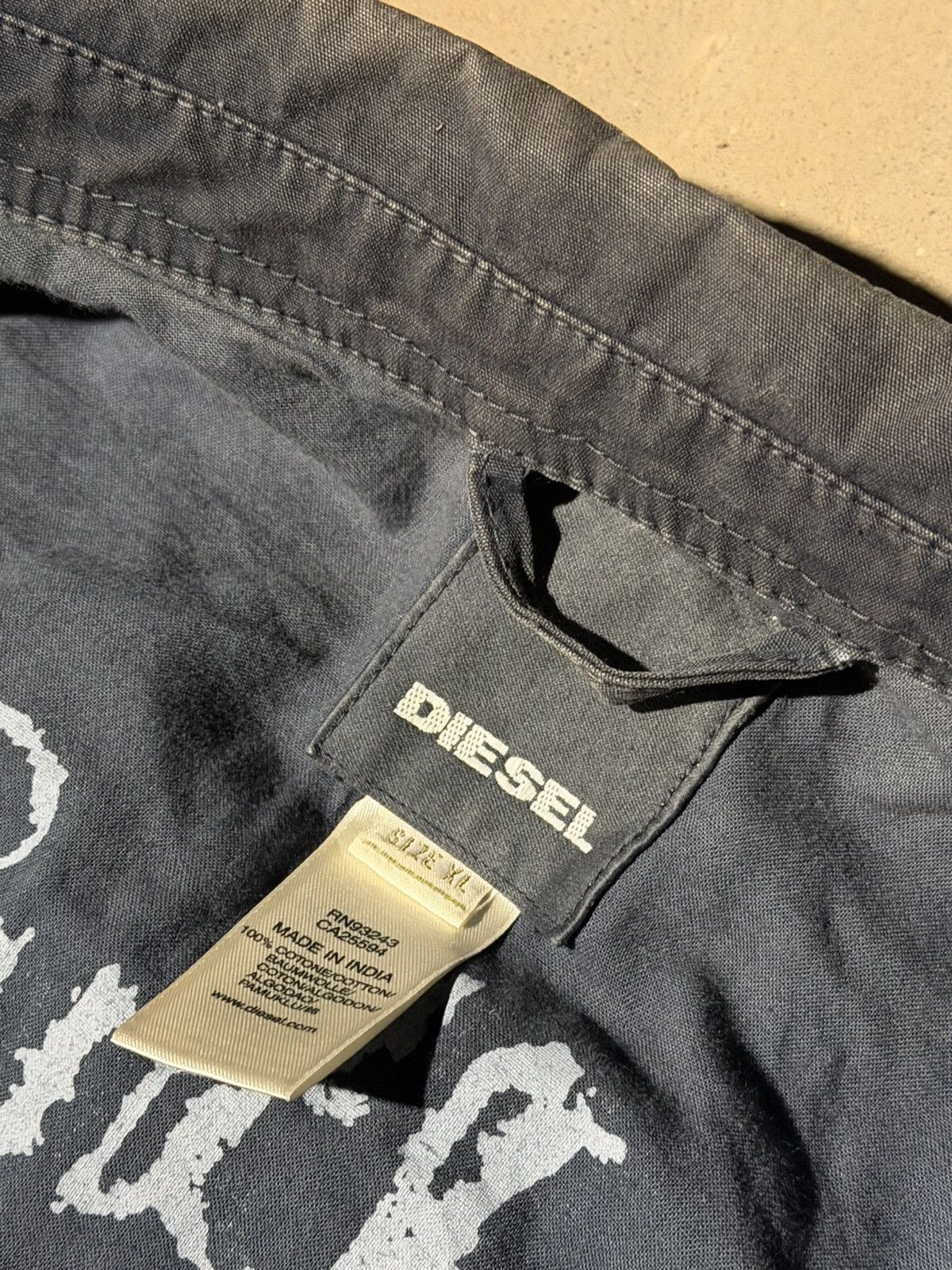 Diesel Diesel Military Utility Jacket Navy Y2K Archive Multi Pocket Size US XL / EU 56 / 4 - 9 Thumbnail