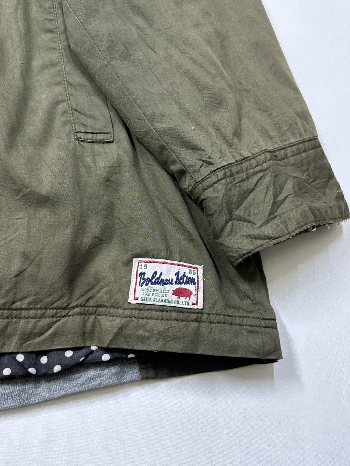 Japanese Brand DRUG STORE DOUBLE PIG EMBROID FORM Size US L / EU 52-54 / 3 - 6 Thumbnail