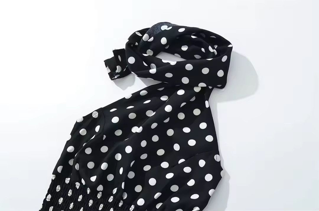 Other Retro Y2K Ruffle Vintage Polka Dot Two Piece Set Top Skirt Size S / US 4 / IT 40 - 5 Thumbnail