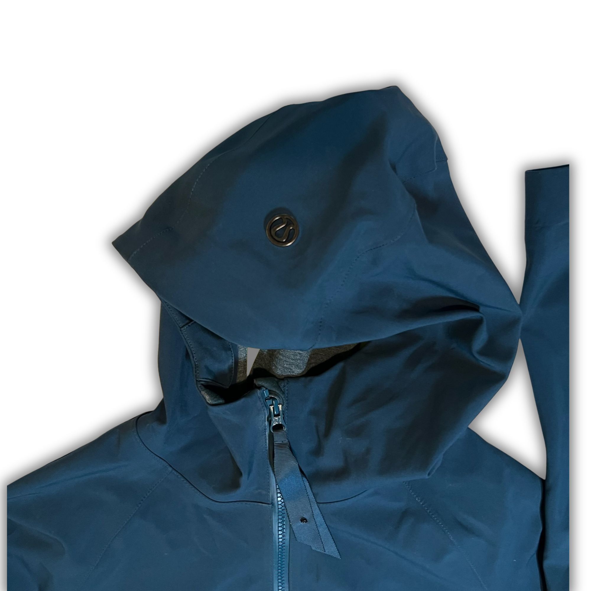 Lululemon Lululemon Rain Or Shine Hooded Jacket In Navy - Womens Size Size S / US 4 / IT 40 - 6 Thumbnail