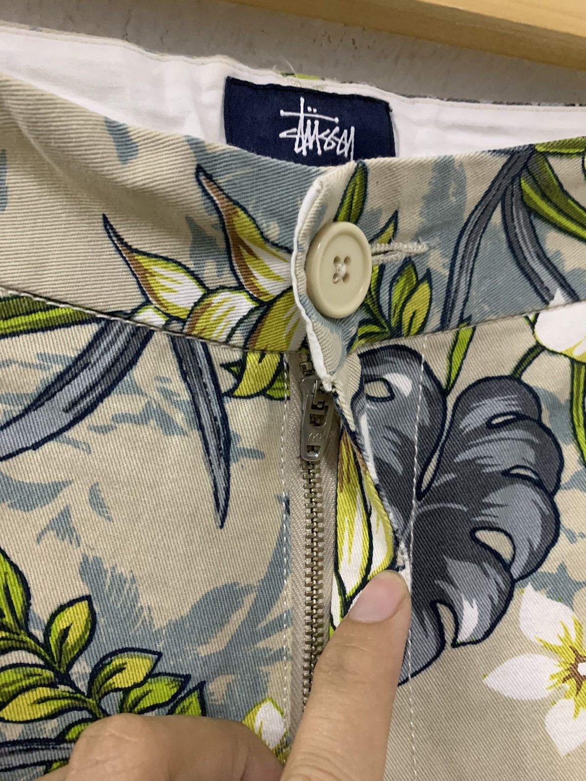 Stussy × Vintage Stussy Floral Casual Short Pants Size US 30 / EU 46 - 5 Thumbnail