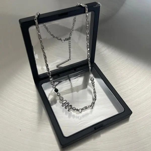 Jewelry Silver & Beaded Necklace Size ONE SIZE - 5 Thumbnail