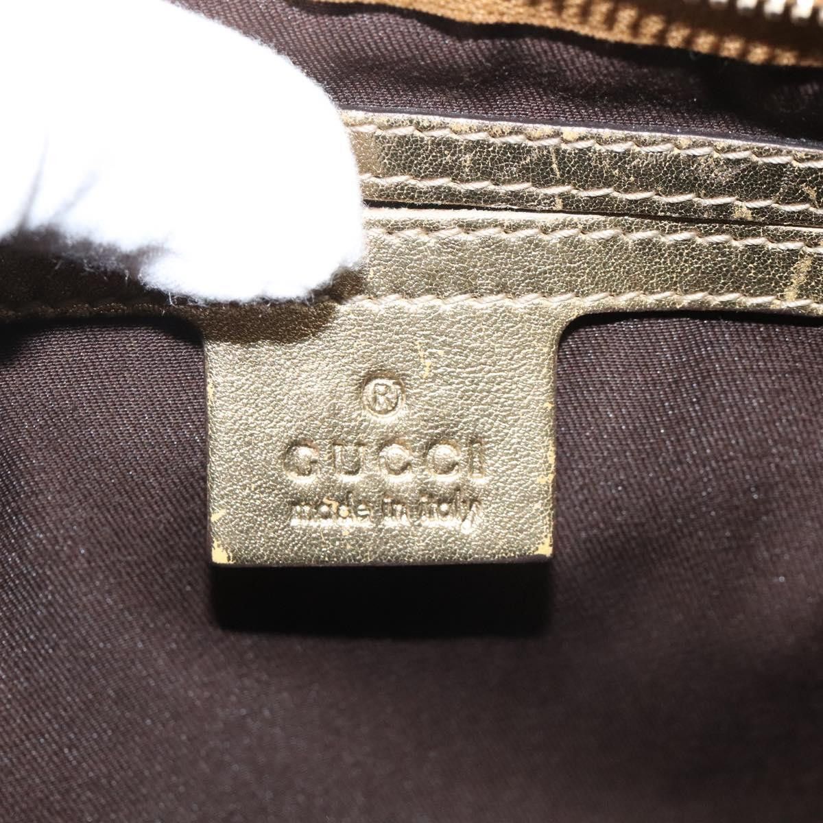 Gucci GUCCI GG Crystal Boston Bag Beige Size ONE SIZE - 17 Thumbnail
