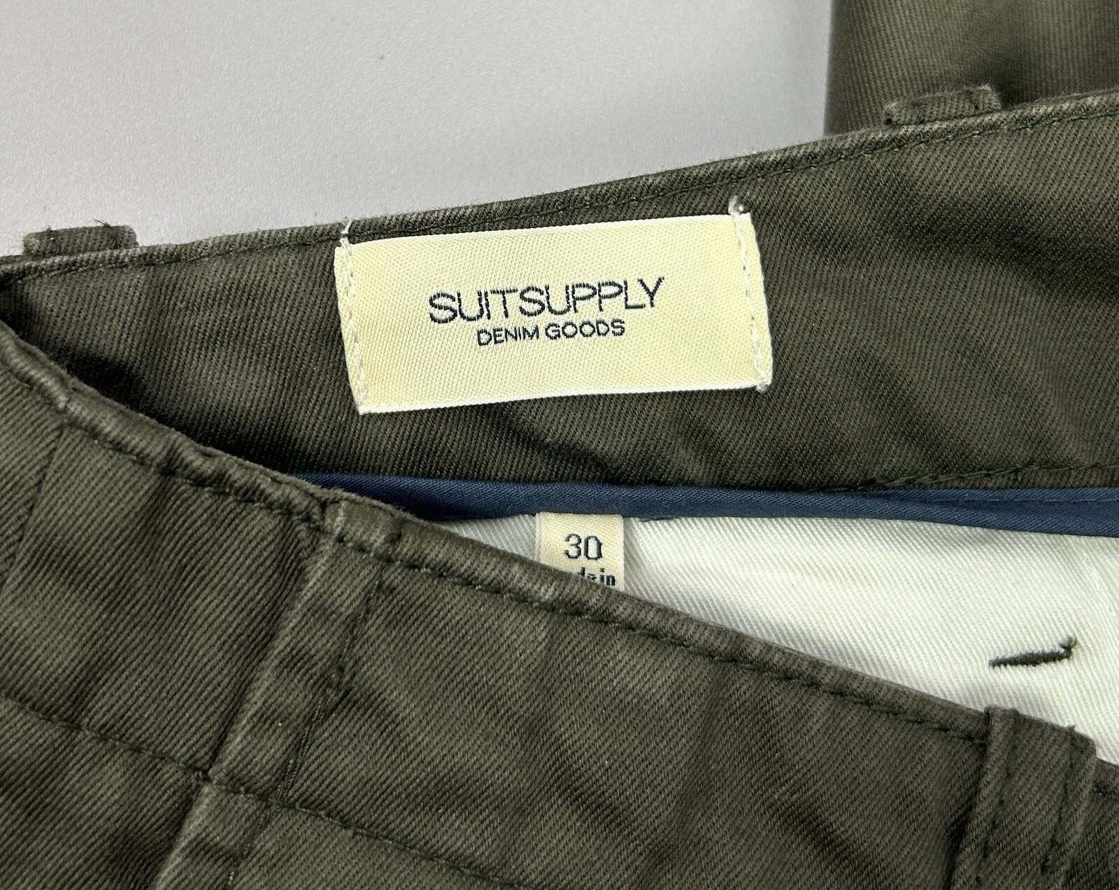 Suitsupply Mens Suitsupply Bennet Trousers W30 Chino Pants Khaki Size US 30 / EU 46 - 8 Thumbnail