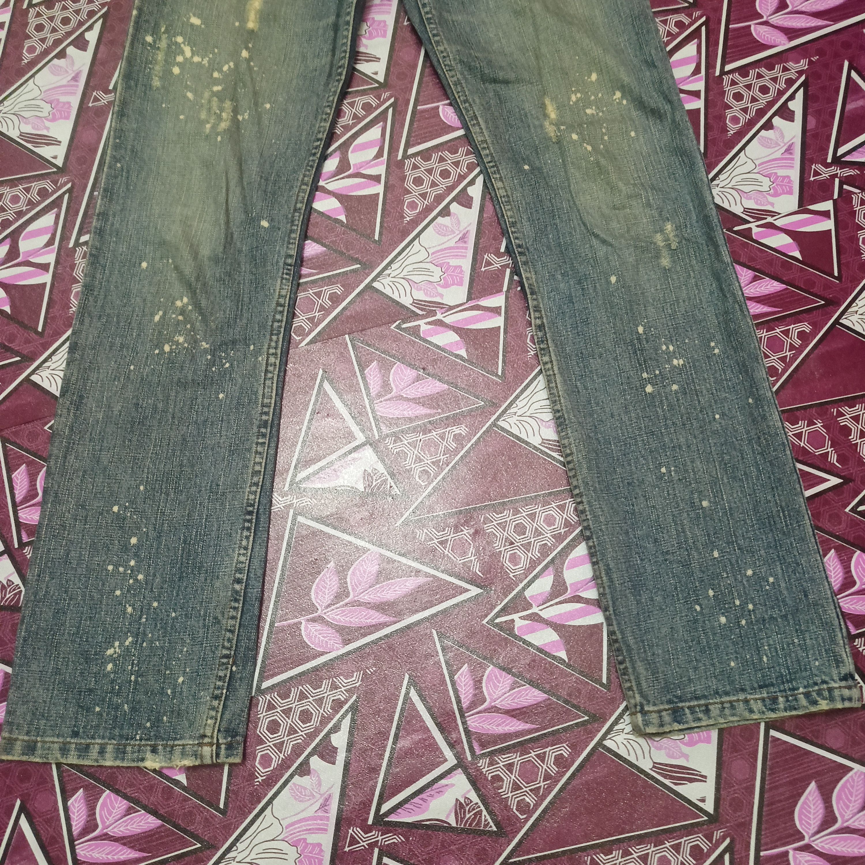 Who Decides War Japanese Earth Music & Ecology Painting Selvedge jeans Size US 31 - 2 Thumbnail