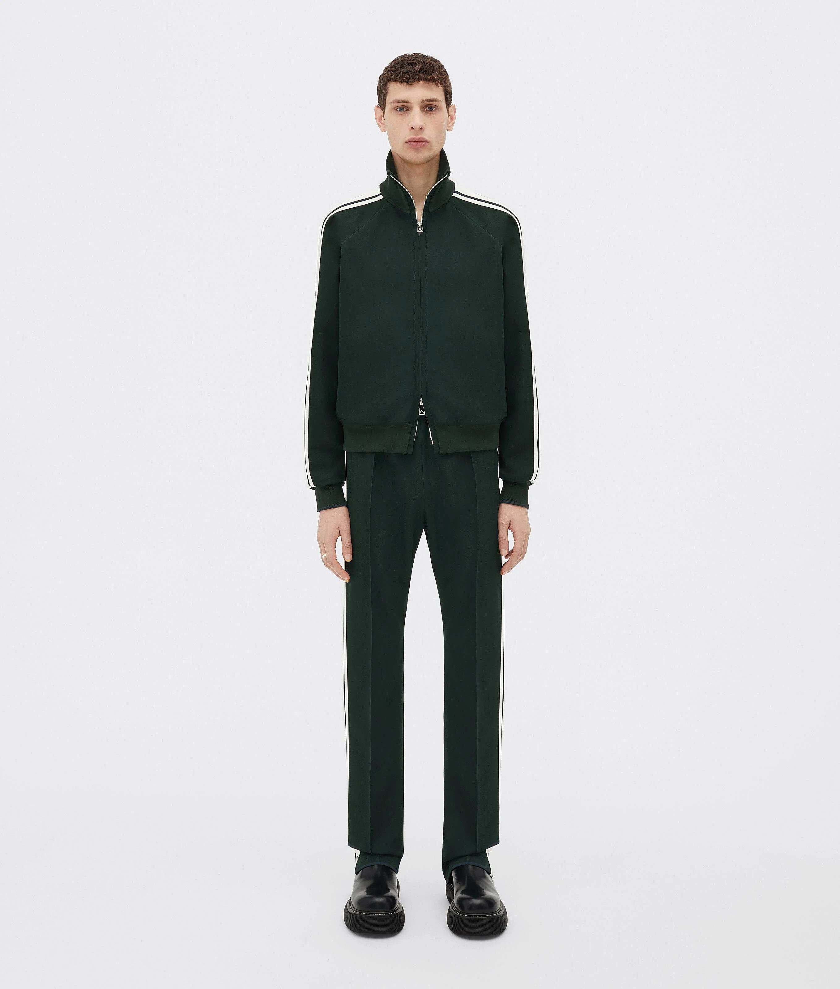 Bottega Veneta o1loc1c0824 696359 Jacket in Dark Green Size US M / EU 48-50 / 2 - 1 Thumbnail