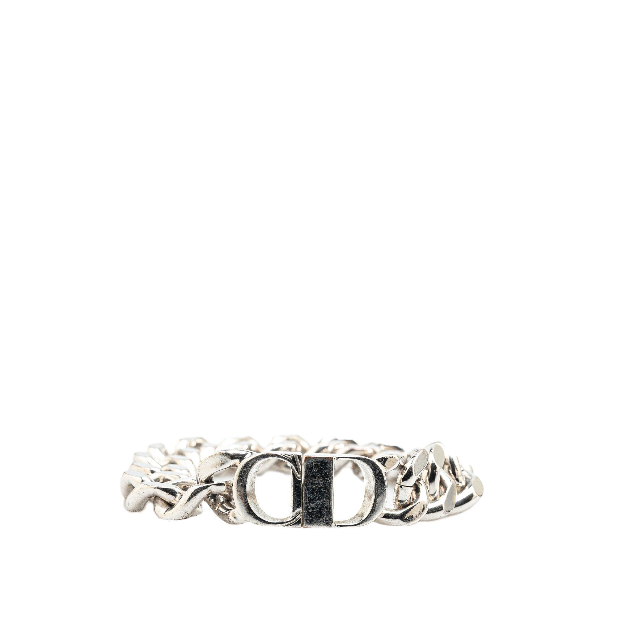 Dior Dior Silver CD Logo Bracelet Silver Size ONE SIZE - 1 Thumbnail