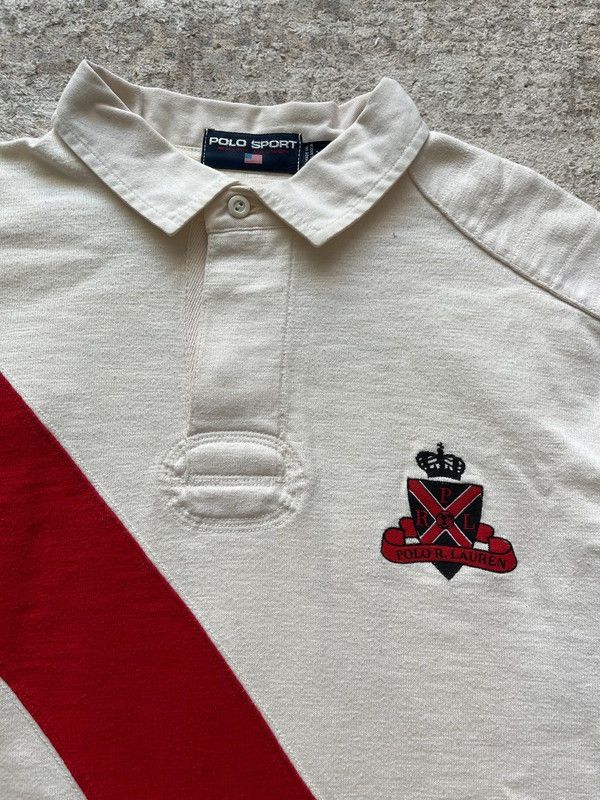 Polo Ralph Lauren OG Ralph Lauren Polo Sport Rugby Shirt Sz XL Vintage 90s Size US XL / EU 56 / 4 - 2 Thumbnail
