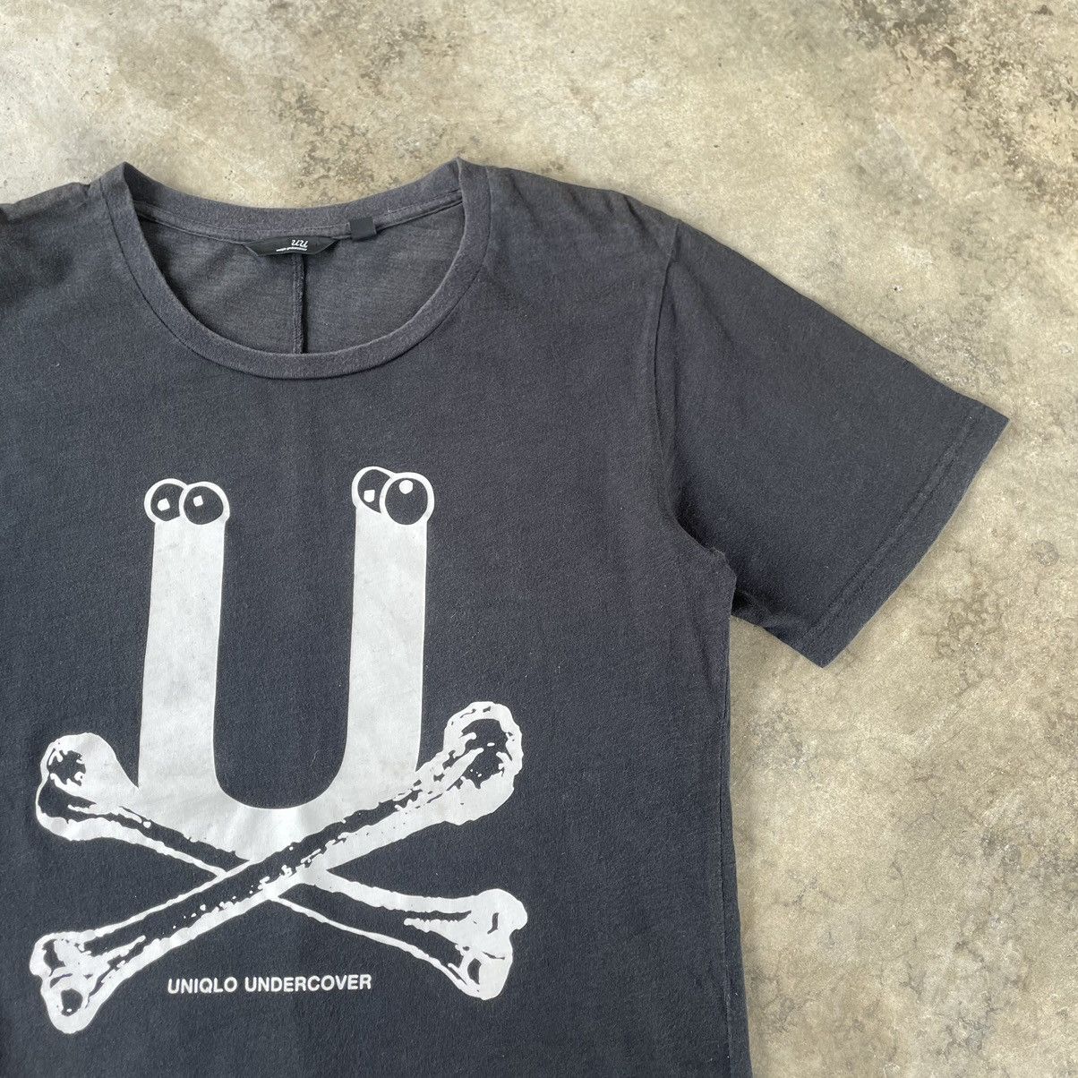 Japanese Brand × Jun Takahashi × Uniqlo 🔥🔥🇯🇵Uniqlo Undercover Jun Takashi Big Logo Bones Skull Tee Size US M / EU 48-50 / 2 - 6 Thumbnail