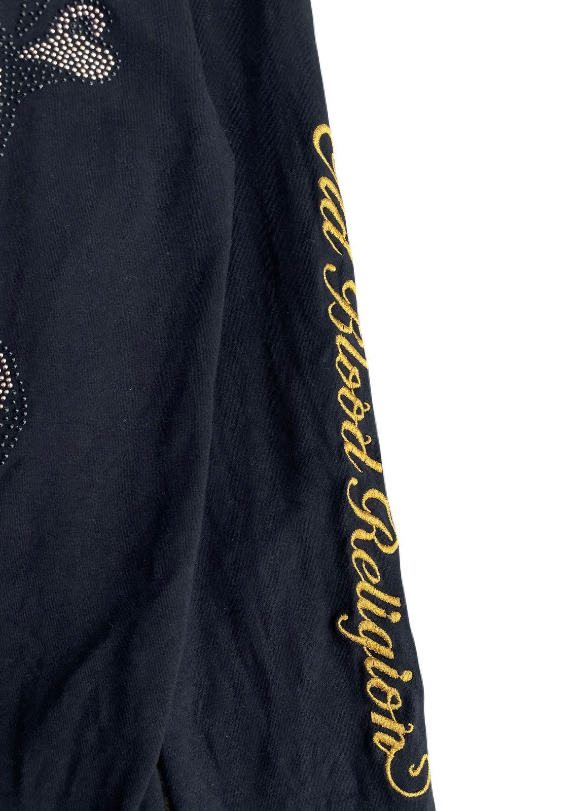 If Six Was Nine 2000s Japanese archive Vkei Rhinestone Skull Long Sleeve Tee Size US S / EU 44-46 / 1 - 6 Thumbnail