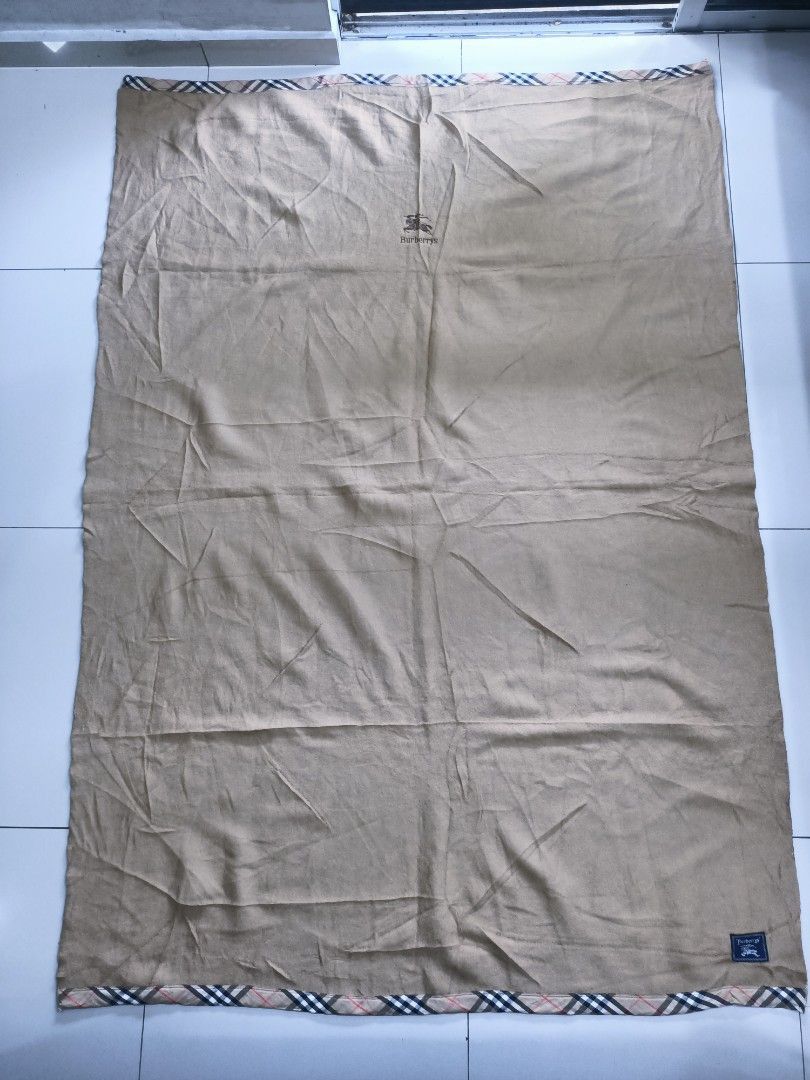 Burberry Burberrys Vintage Wool Blanket Japan 140x200cm Size ONE SIZE - 1 Thumbnail
