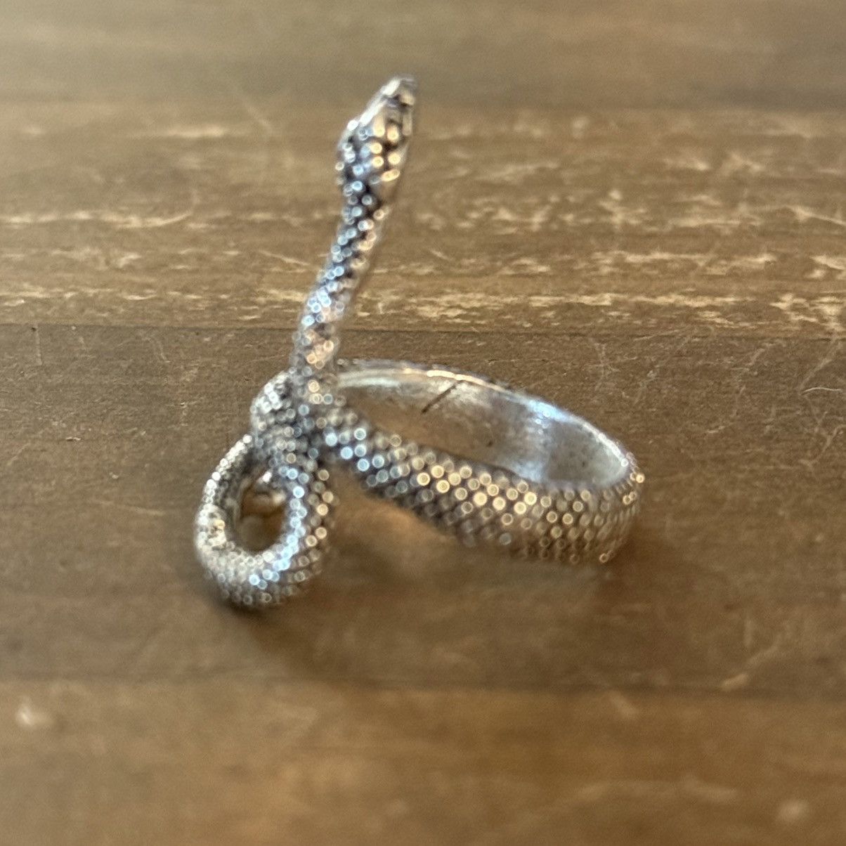 Other Silver tone slithering snake ring Size ONE SIZE - 4 Thumbnail