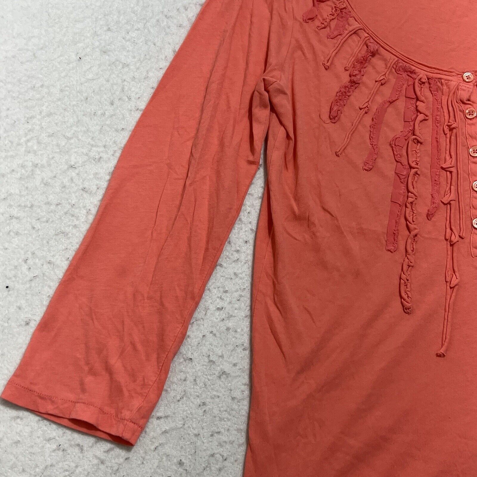 J.Crew J. Crew Small Long Sleeve Button Up Light Pink T Shirt Top Size S / US 4 / IT 40 - 6 Thumbnail