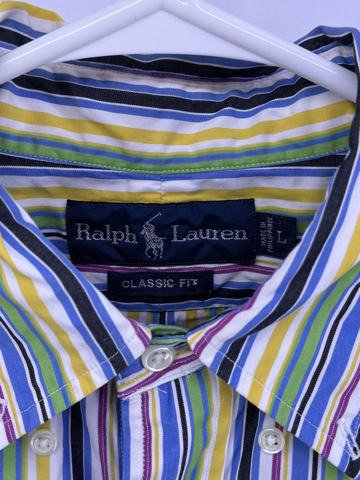 Ralph Lauren Ralph Lauren Men Long Sleeve Classic Fit purple logo Size L Size US L / EU 52-54 / 3 - 7 Thumbnail